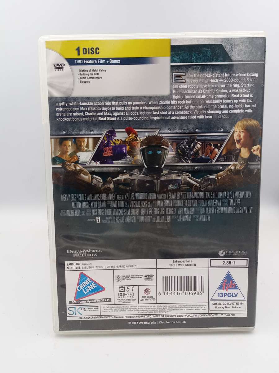 Real Steel DVD - Hugh Jackman