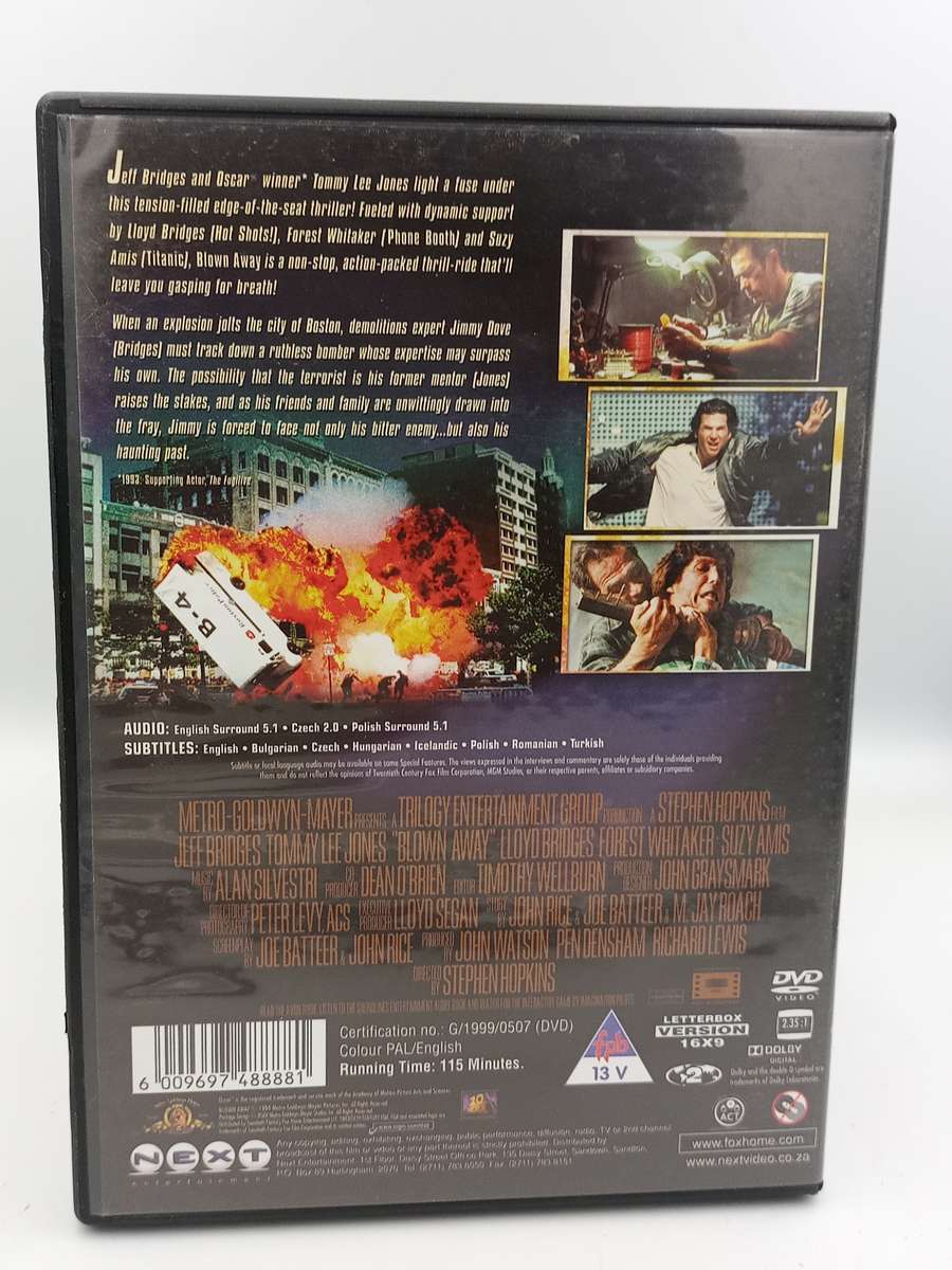 Blown Away DVD - Jeff Bridges & Tommy Lee Jones