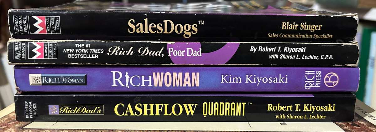 Robert Kiyosaki Rich Dad Poor Dad Book Bundle - 4 Books