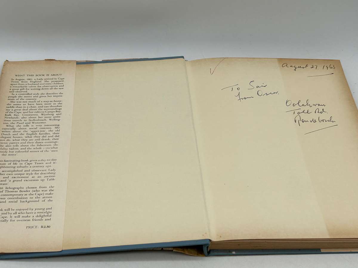 Life at the Cape a Hundred Years Ago by a Lady | Anonymous Diarist from the 1860s