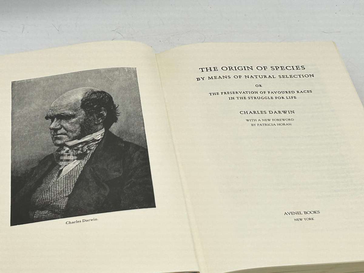 Charles Darwin ~ The Origin Of Species by Means of Natural Selection or ... | Large Format Hardcover