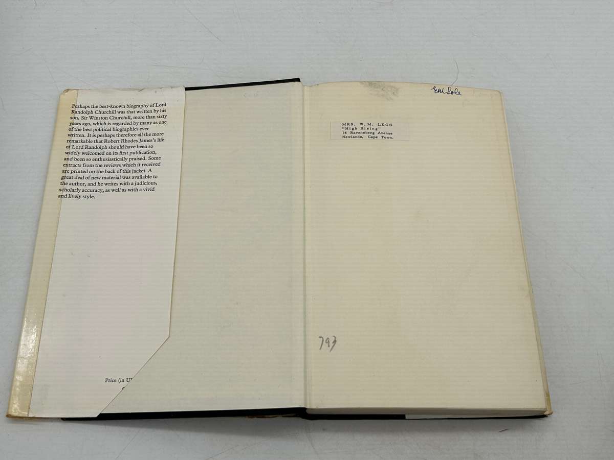 Lord Randolph Churchill by Robert Rhodes James | Winston Churchill's Father