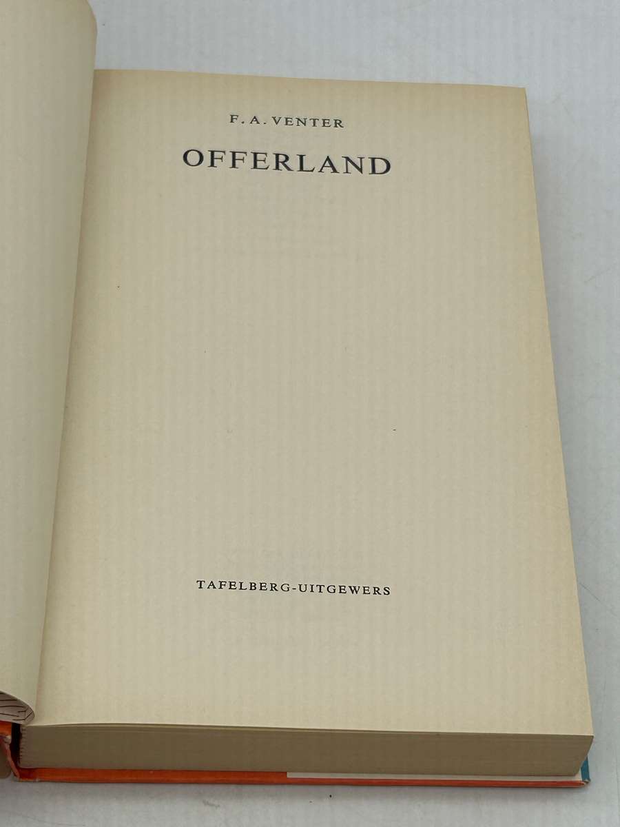 Offerland deur FA Venter