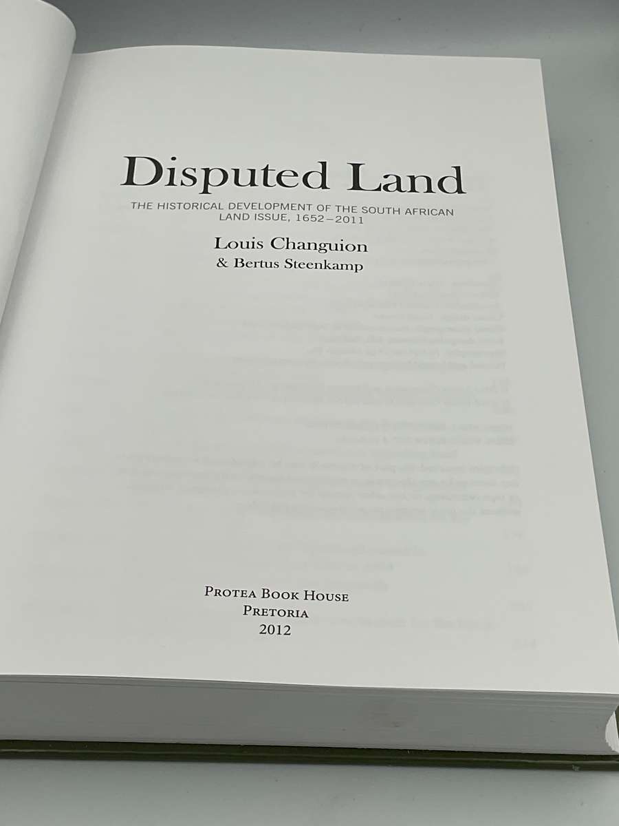 Disputed Land - Louis Changuion | SA Land Issue 1652-2011