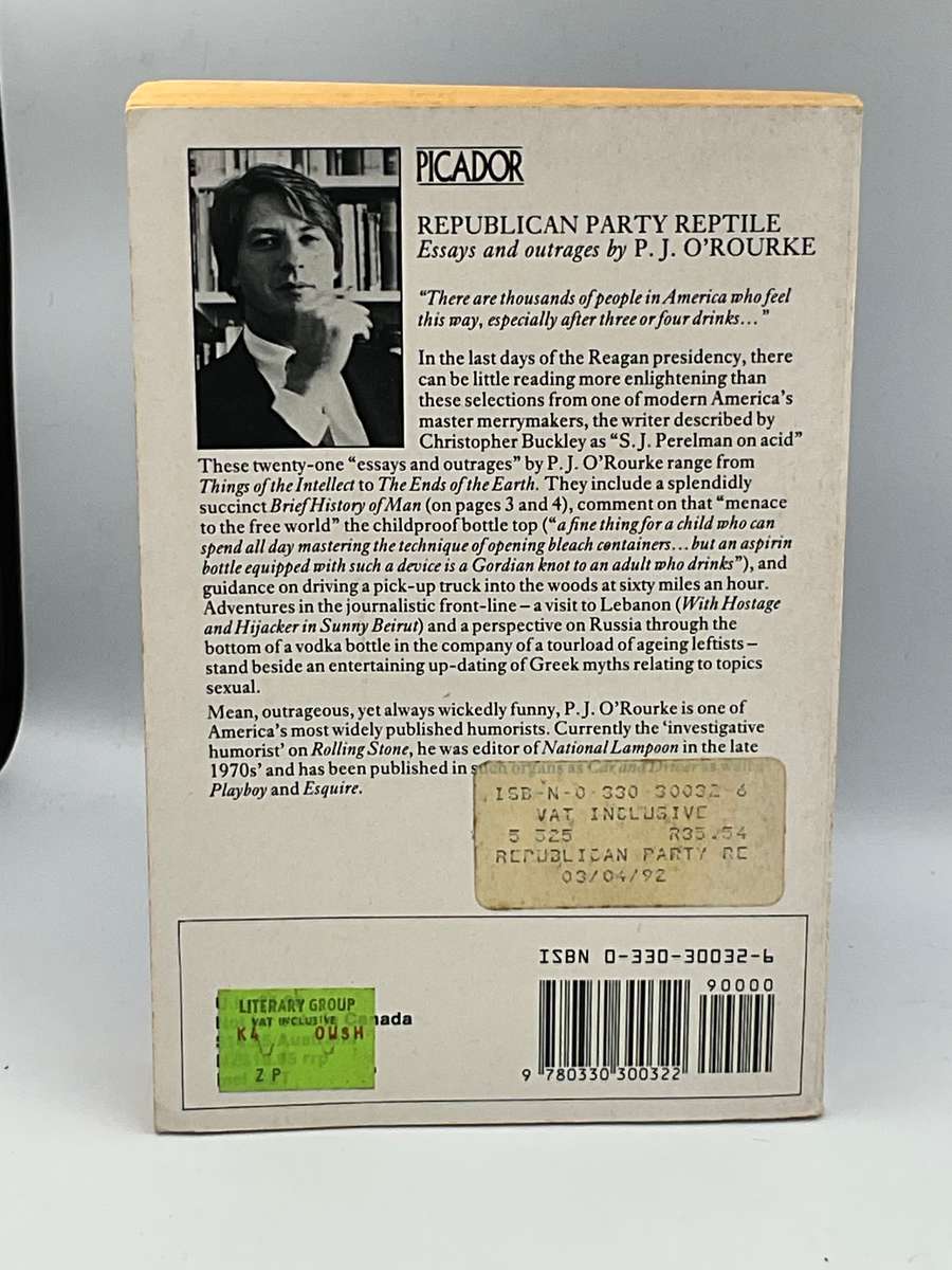 Republican Party Reptile - P J O`Rourke