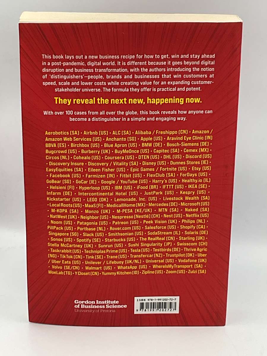 Distinguishers: Winning Customers at Speed, Scale & Lower Costs by Sandra Vandermerwe & David Erixon