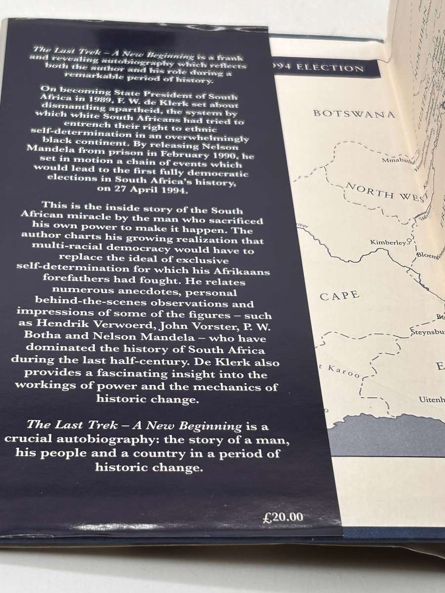 FW De Klerk ~ The Last Trek , A New Beginning - The Autobiography
