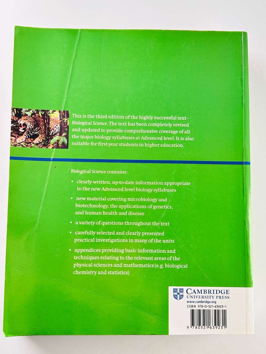Biological Science 1 and 2 Third Edition | Cambridge Edition