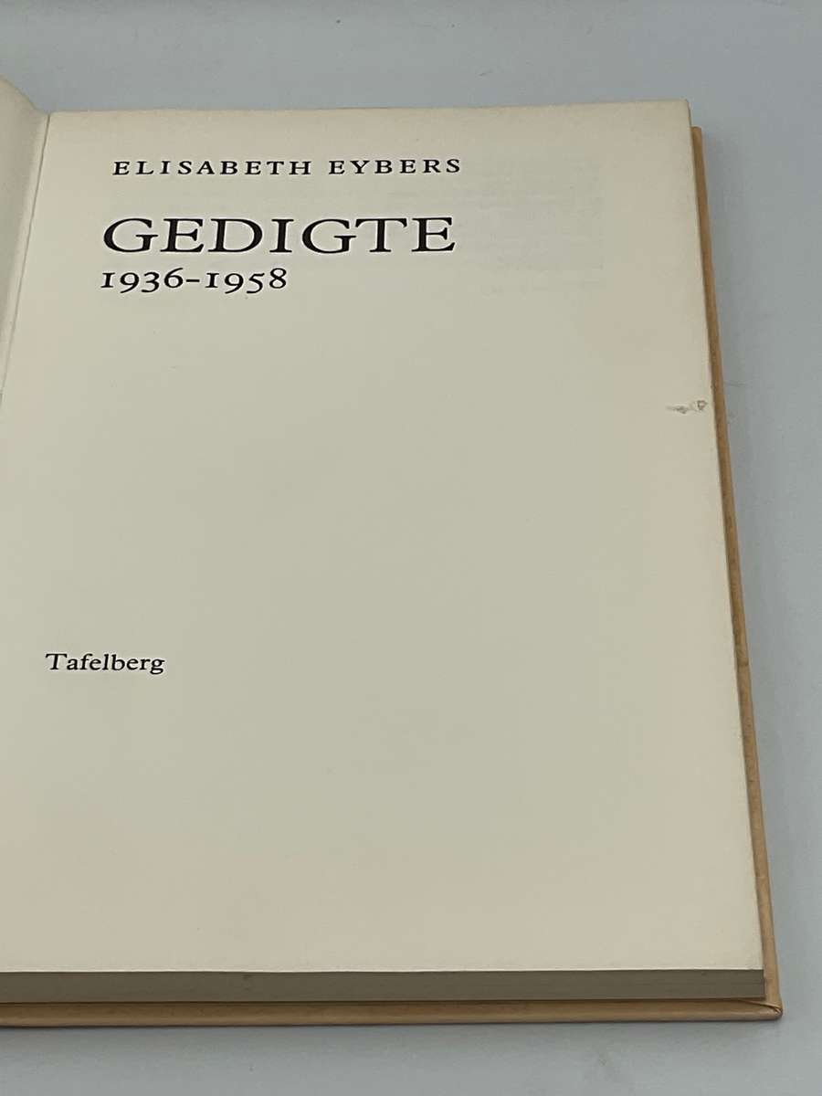 Gedigte 1936-1958 - Elisabeth Eybers