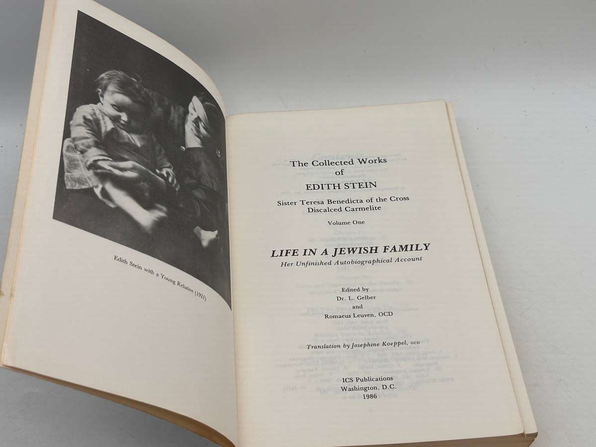 Collected Works: Life in a Jewish Family, 1891-1916 - An Autobiography v. 1 by Edith Stein