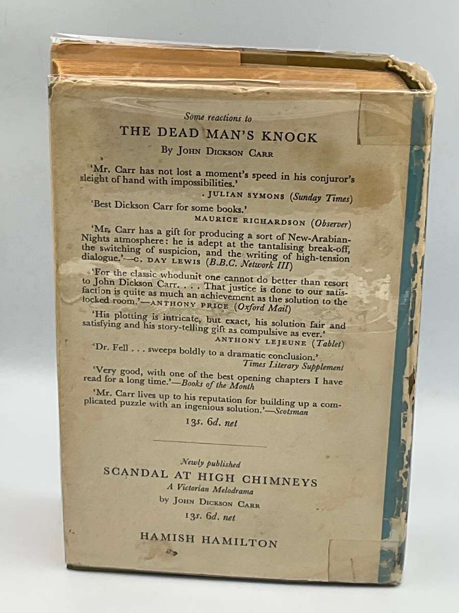 A Dr Fell Omnibus Comprising The Mad hatter Mystery, Death Watch,  ... by John Dickson Carr
