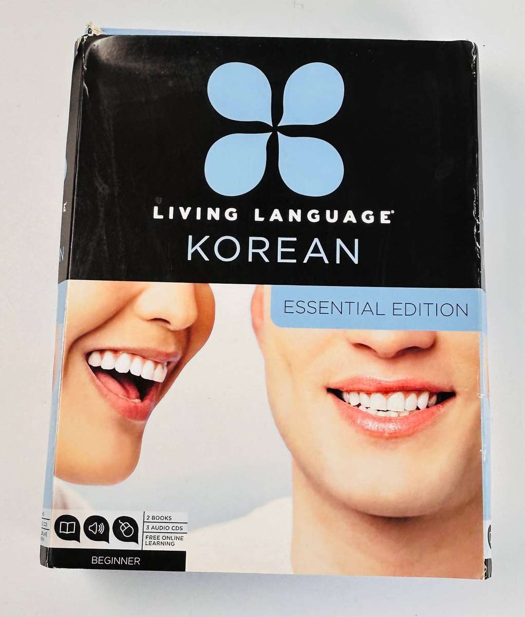 Living Language Korean, Essential Edition: Beginner course, including coursebook, 3 audio CDs...