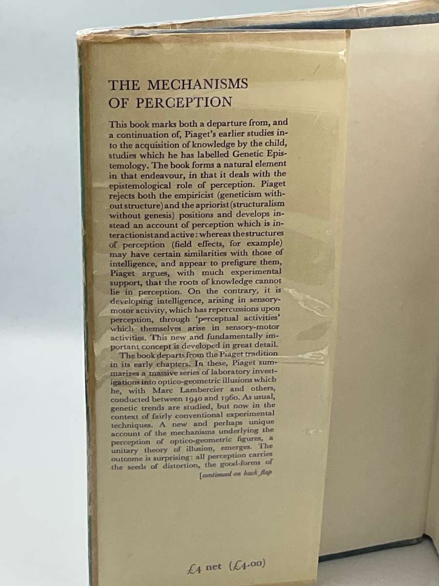 The Mechanisms of Perception by Jean Piaget | 1969