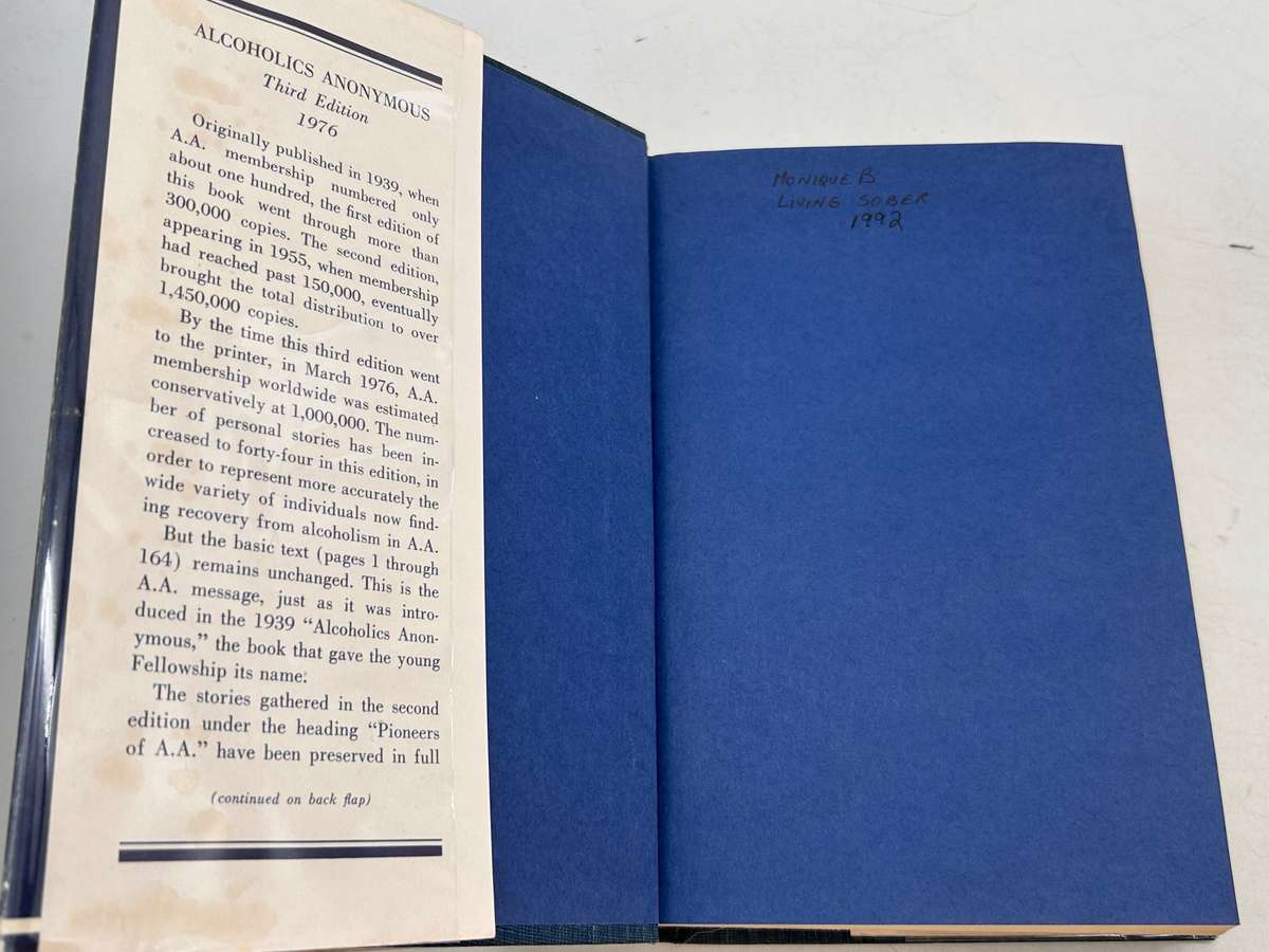 Alcoholics Anonymous Third Edition