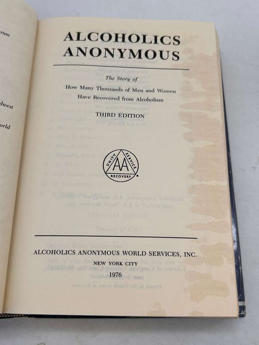 Alcoholics Anonymous Third Edition