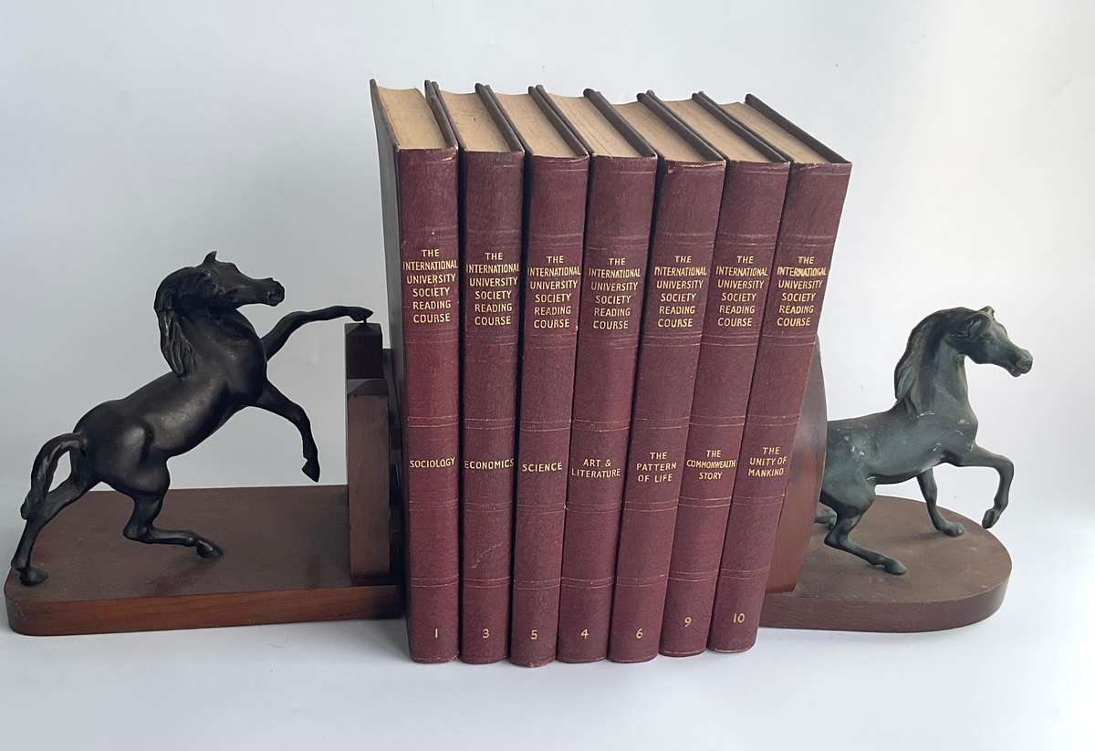 International University Society Reading Course 7 Volumes ~ Great Vintage Decor Books