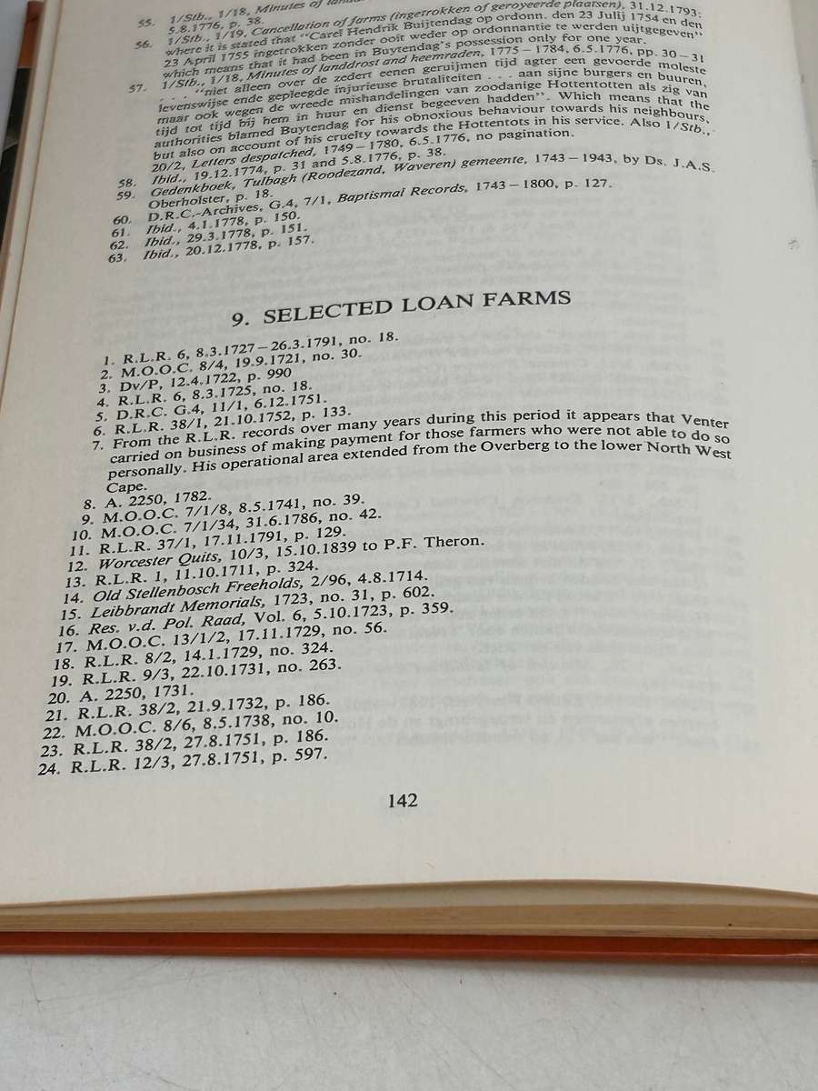 The Secluded Valley. Tulbagh: 't Land van Waveren 1700-1804 ~ Anna Boeseken