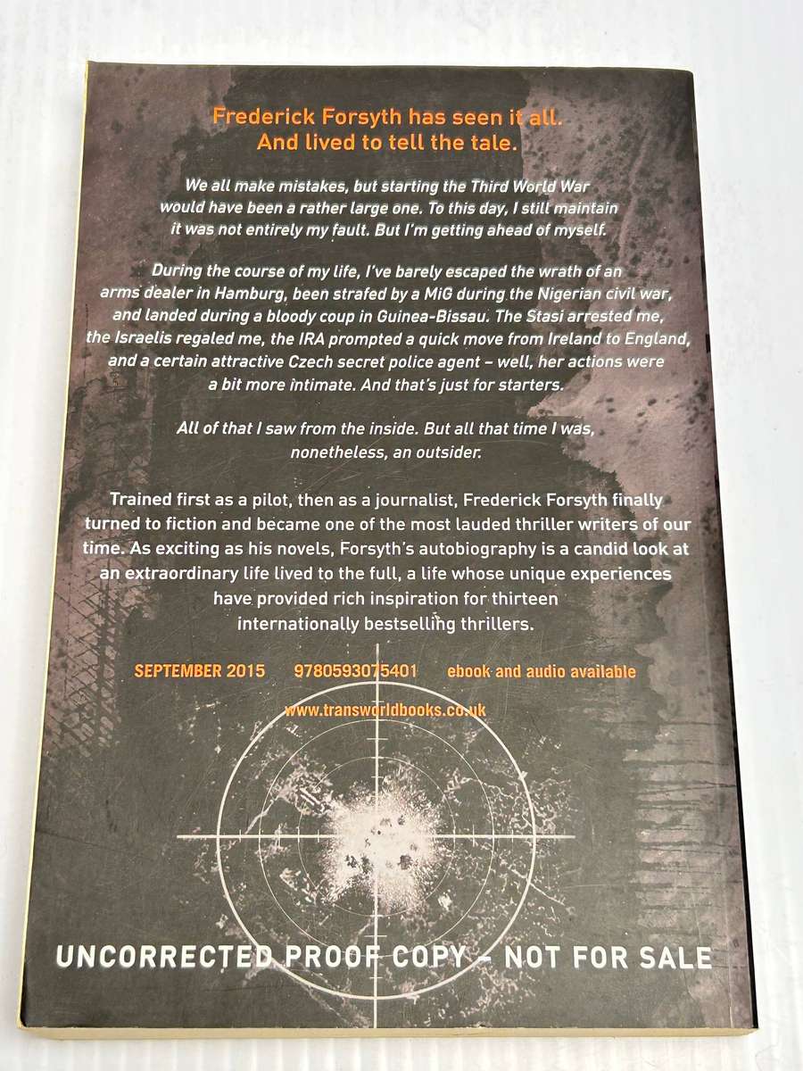 The Outsider: My Life in Intrigue ~ Frederick Forsyth | Proof Copy