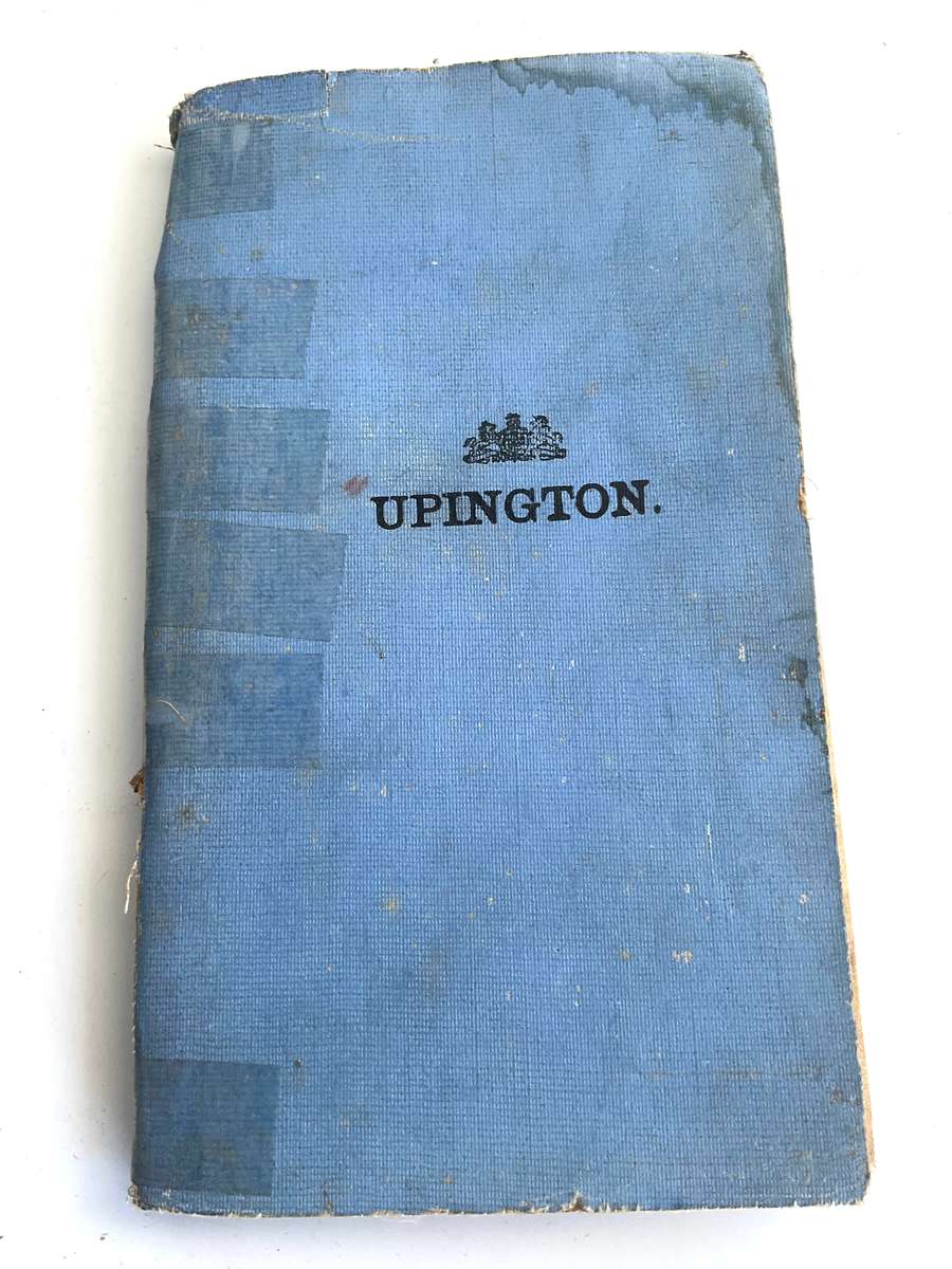 Old Canvas Map of Upington Area