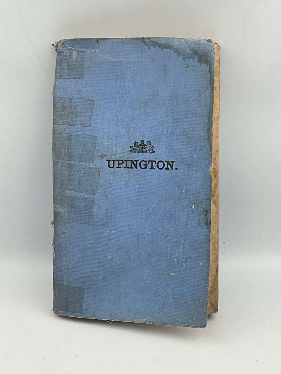 Old Canvas Map of Upington Area