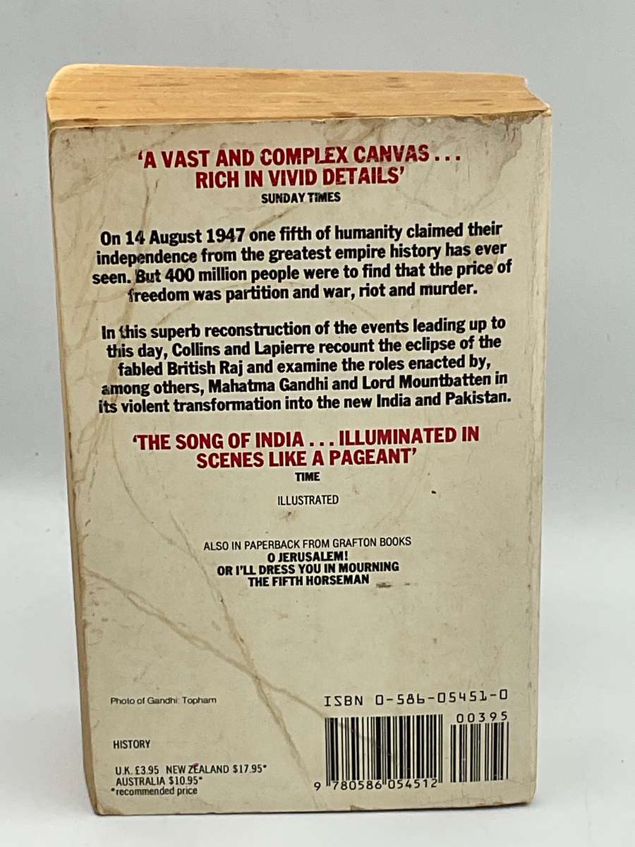 Freedom at Midnight Larry Collins & Dominique Lapierre | India's Struggle for Independence
