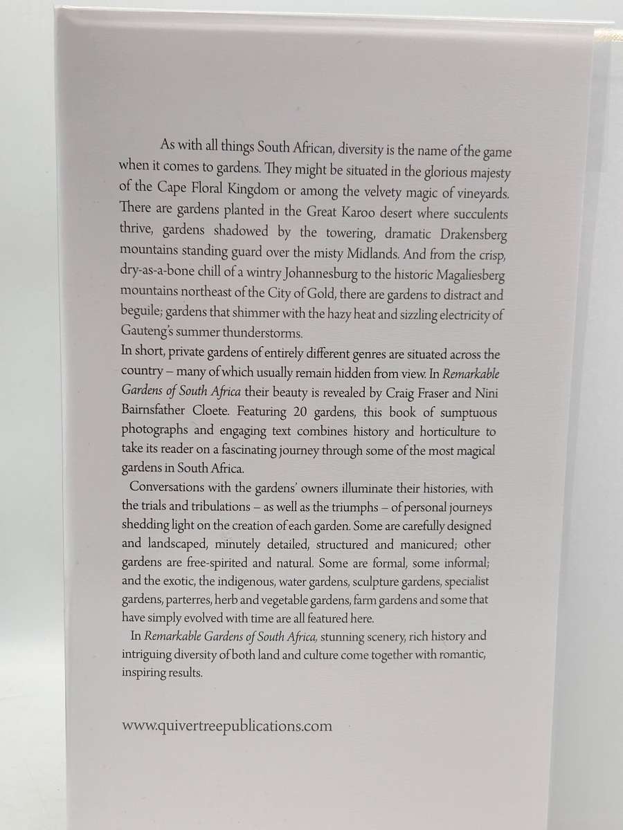 Remarkable Gardens of South Africa ~ Nini Bairnsfather Cloete | Excellent condition