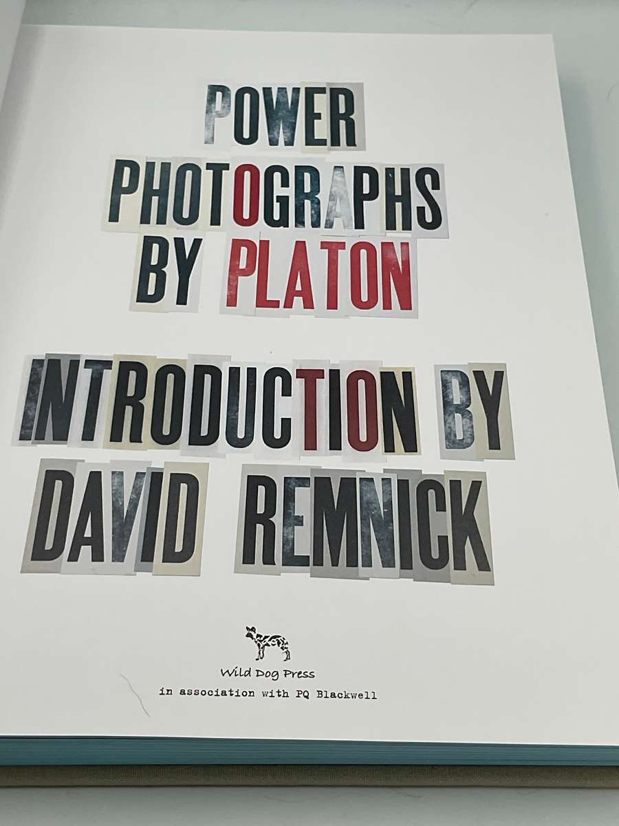 Power. Photographs by Platon. Introduction by David Remnick