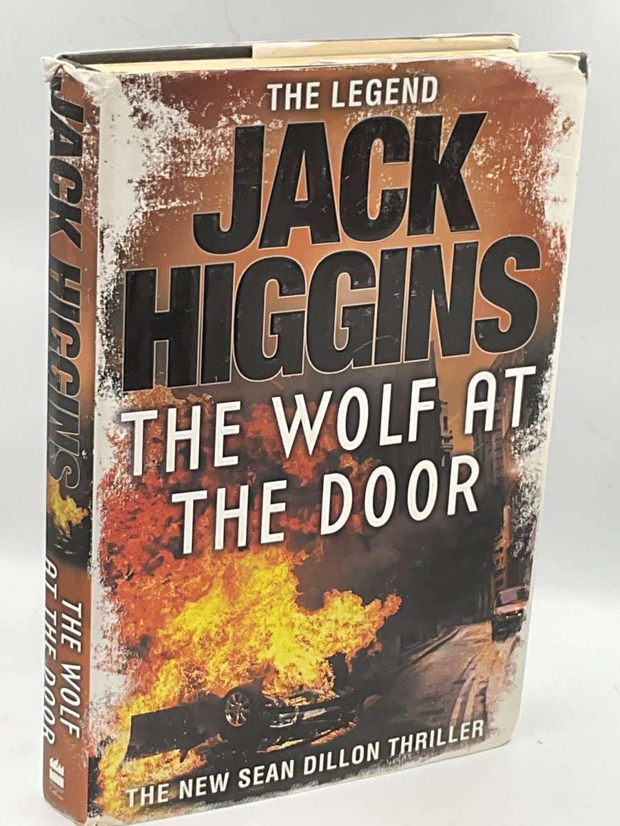 The Wolf at the Door by Jack Higgins | Large Format ~ Hard Cover ~ Ex-Library