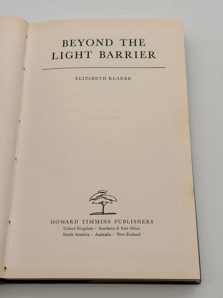 Beyond the light Barrier by Elizabeth Klarer | First Edition 1980