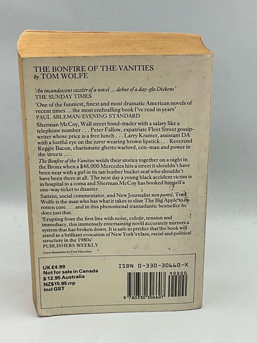 The Bonfire Of The Vanities by Tom Wolf