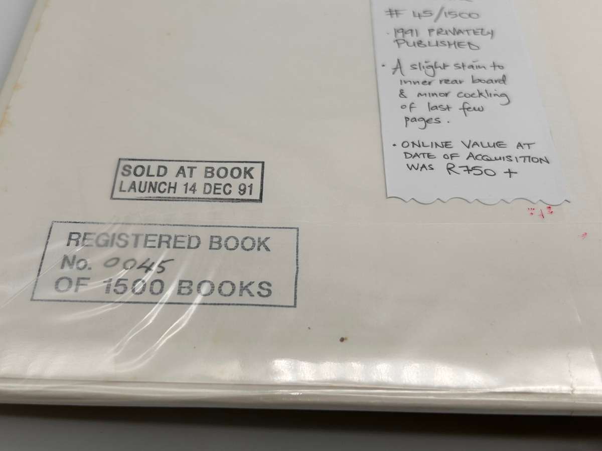 Wingfield - A Pictorial History by Gerry de Vries | Signed by author & 6 contributors | Water damage