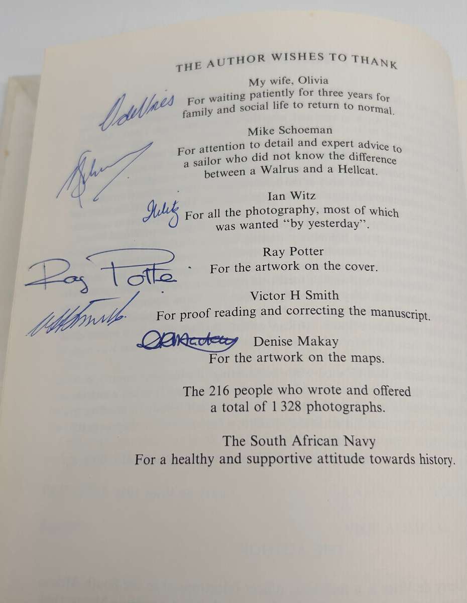 Wingfield - A Pictorial History by Gerry de Vries | Signed by author & 6 contributors | Water damage