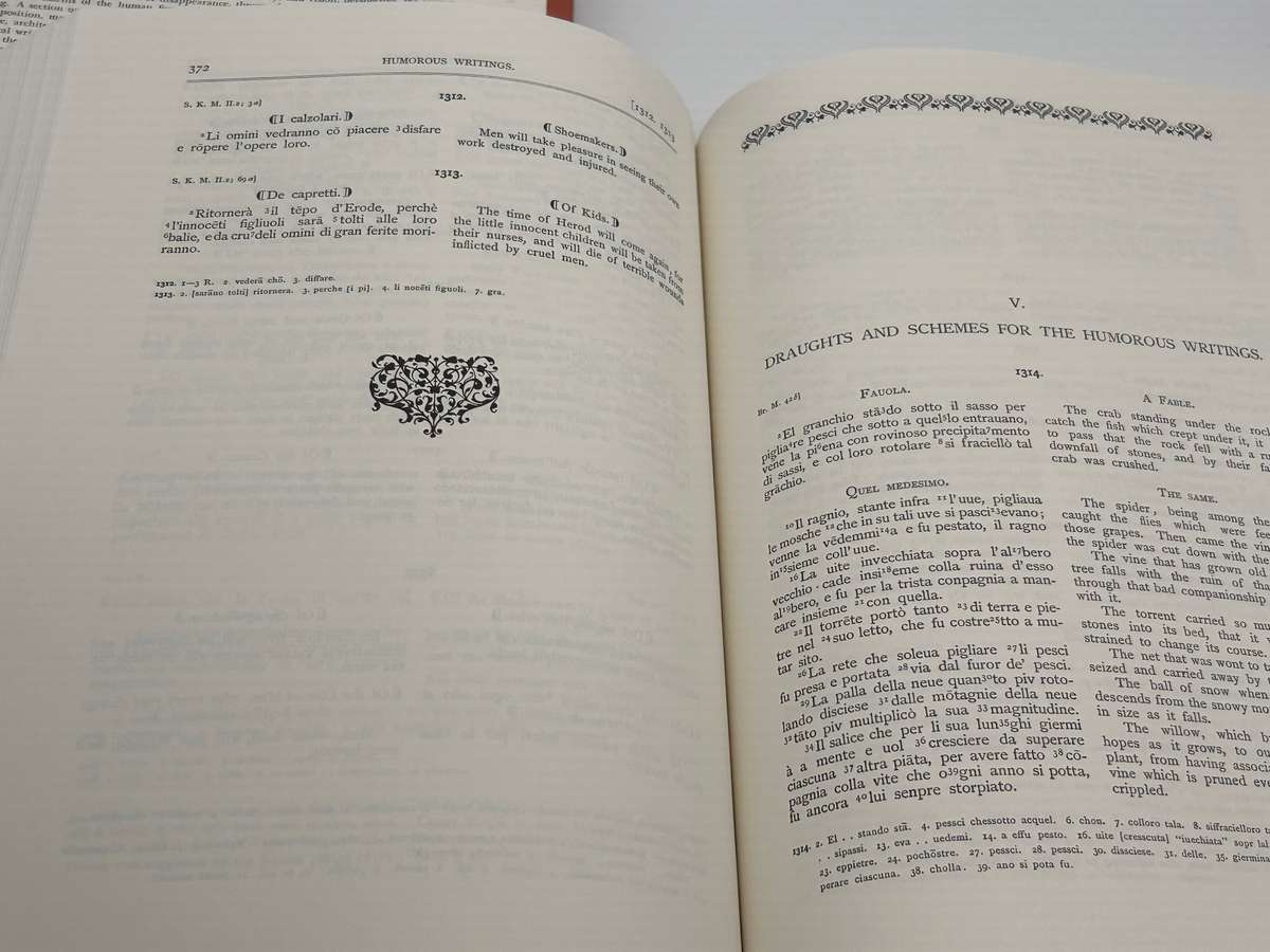 The Notebooks of Leonardo da Vinci by Jean Paul Richter Vol 1 & Vol 2