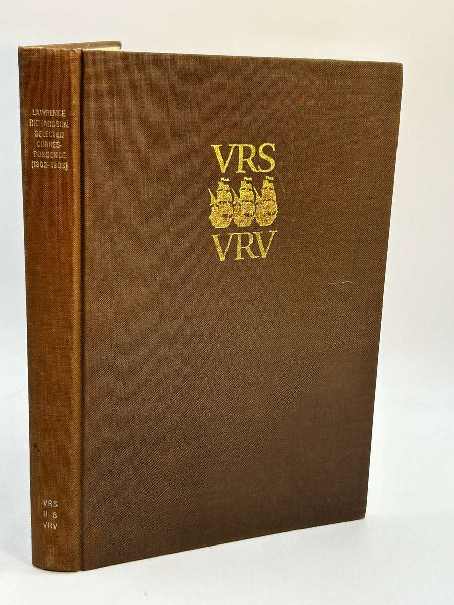 Lawrence Richardson Selected Correspondence - Arthur M Davey | VRS Second Series No 8