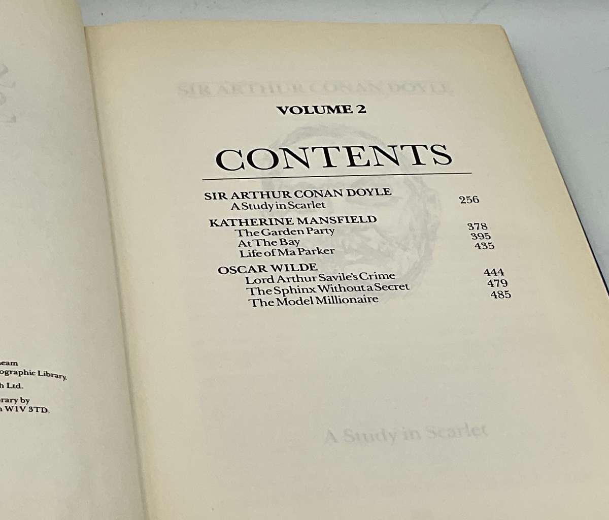 Stories for Summer A Collection Volume 2  Mansfeld, Conan Doyle and Wilde |The Great Writers Library