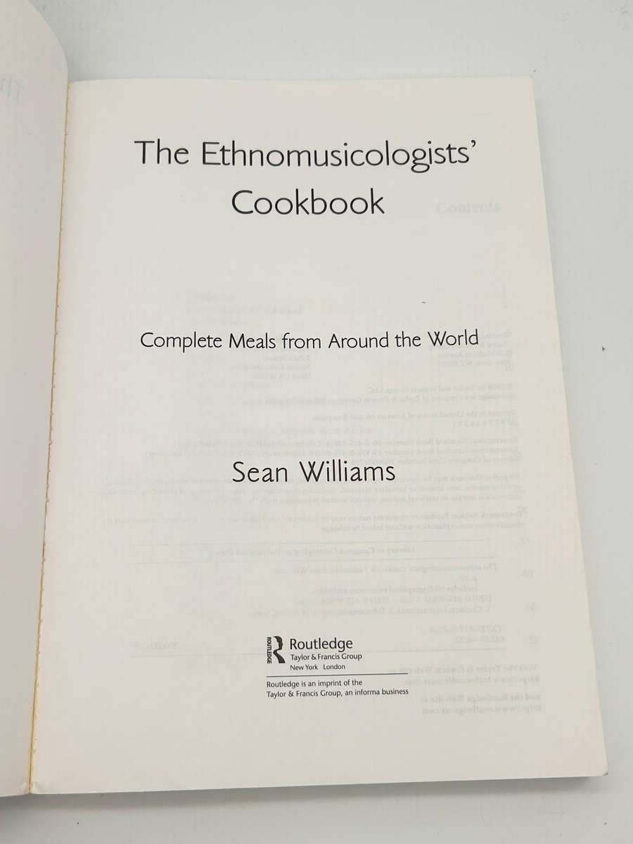 The Ethnomusicologists' Cookbook by Sean Williams