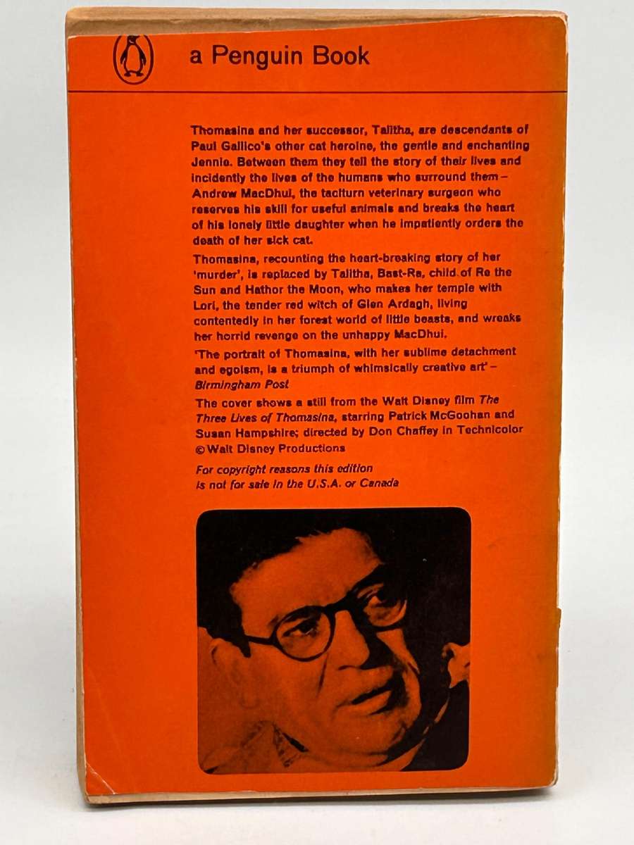 Thomasina by Paul Gallico 1964