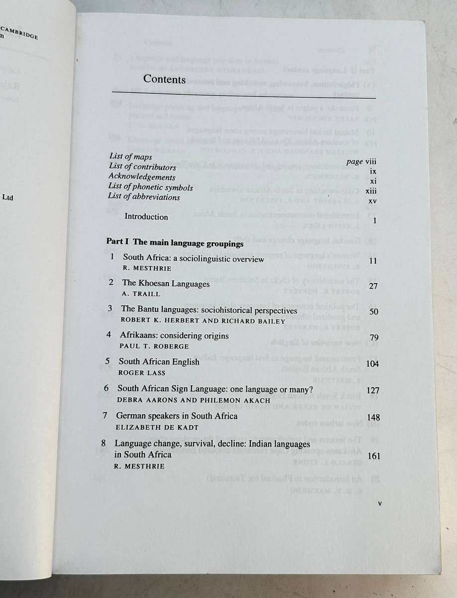 Language in South Africa - Rajend Mesthrie, Cambridge University Press - Soft Cover