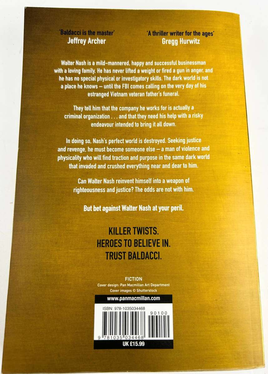 David Baldacci ~ Nash Falls  | Large Format