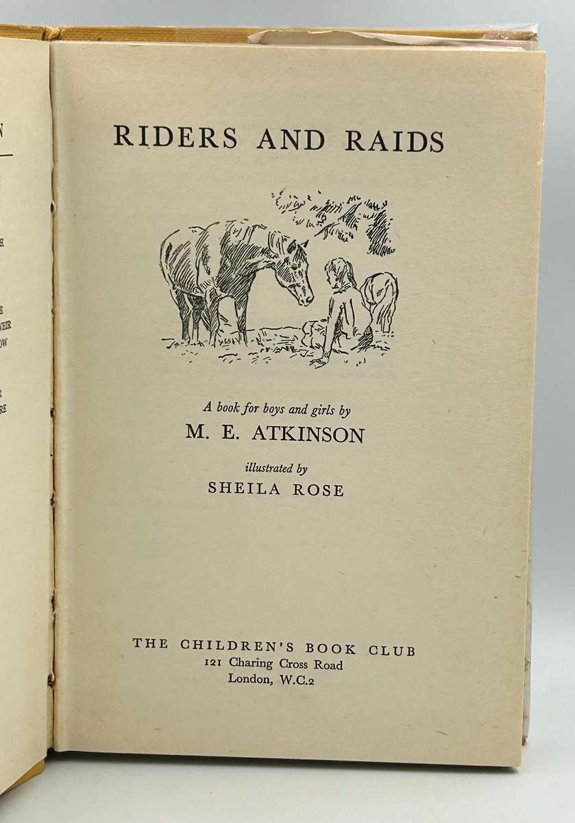 Riders and Raids by ME Atkinson | The Children's Book Club, 1956