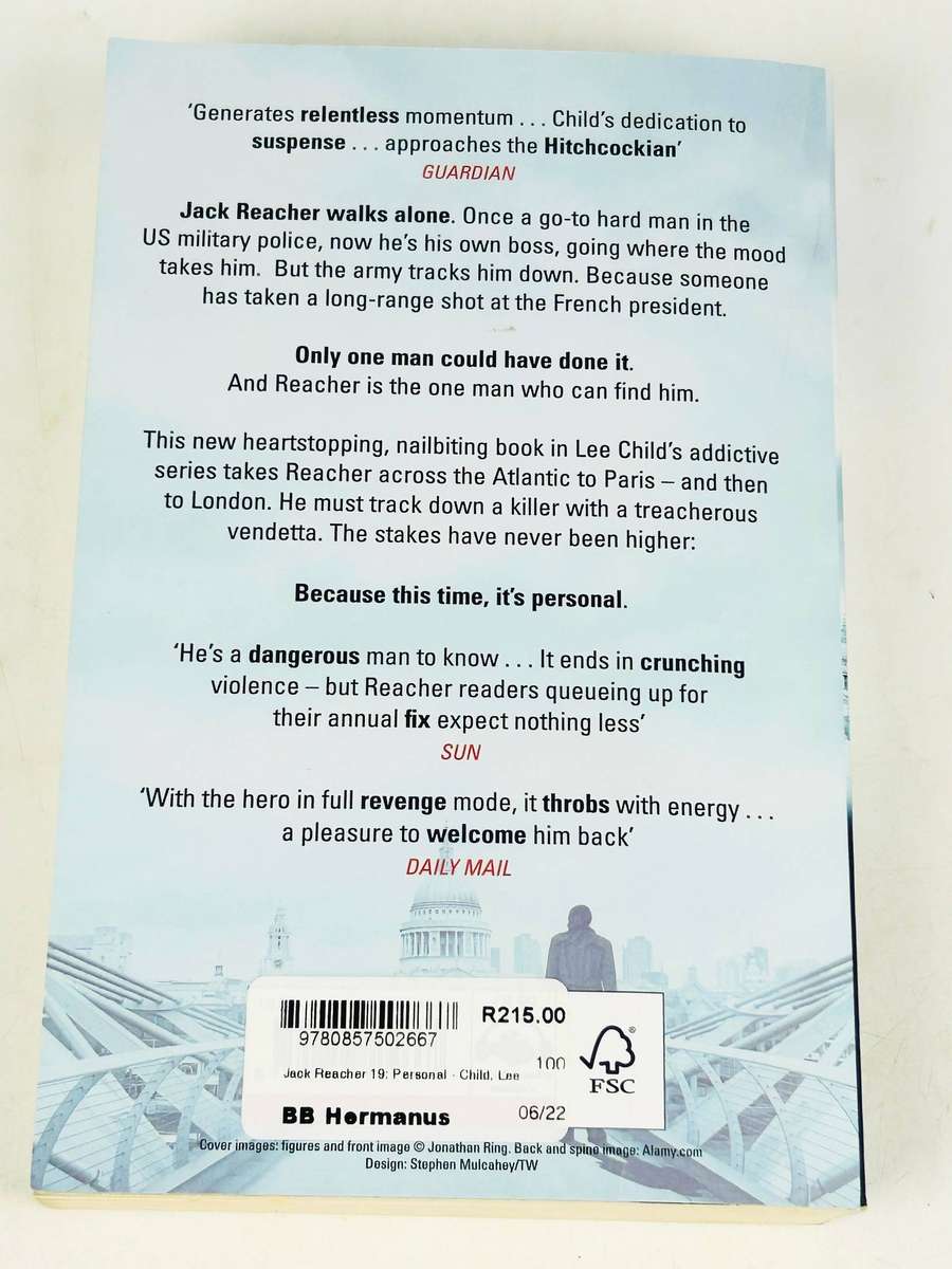 Personal ~ Lee Child