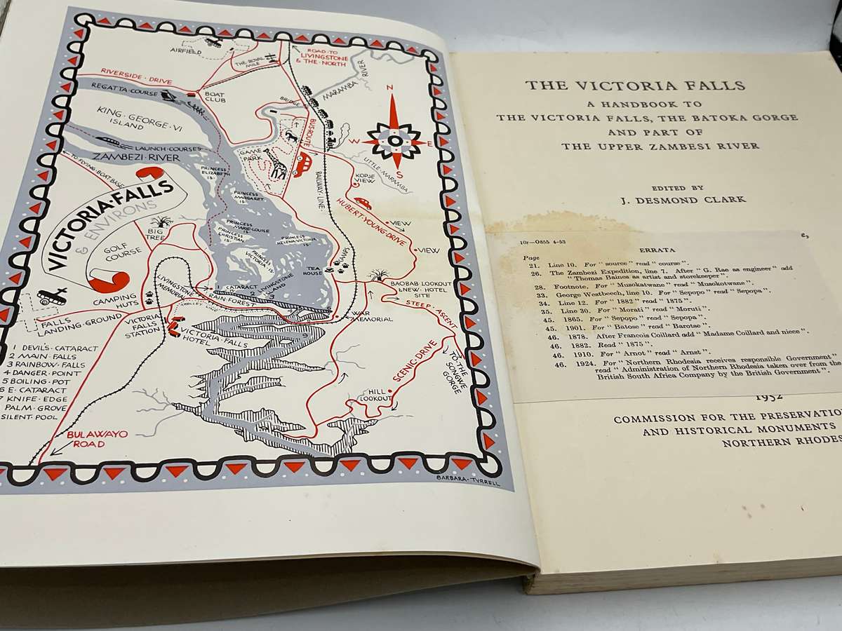 The Victoria Falls Illustrated. Edited by J  Desmond Clark