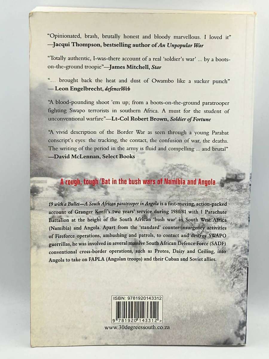 19 With A Bullet - Granger Korff | A SA paratrooper in Angola