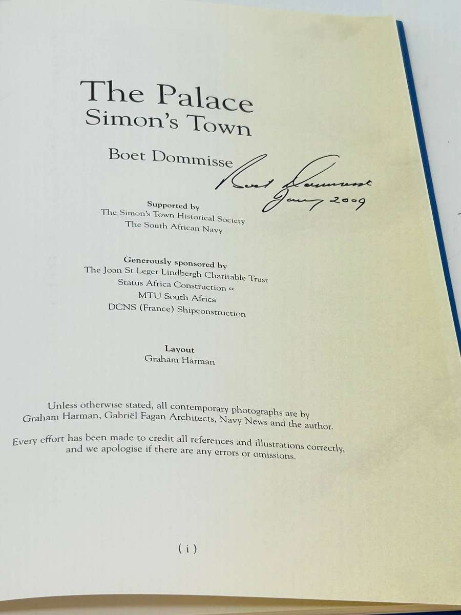 The Palace Simon's Town by Boet Dommisse | Signed