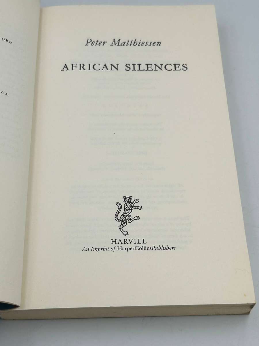 African Silences ~ Peter Matthiessen