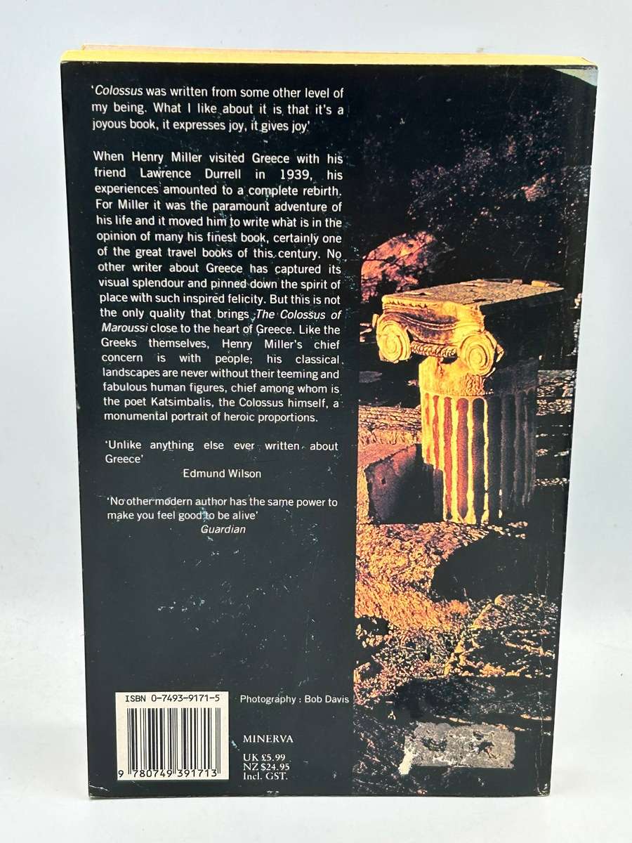 The Colossus of Maroussi - Henry Miller