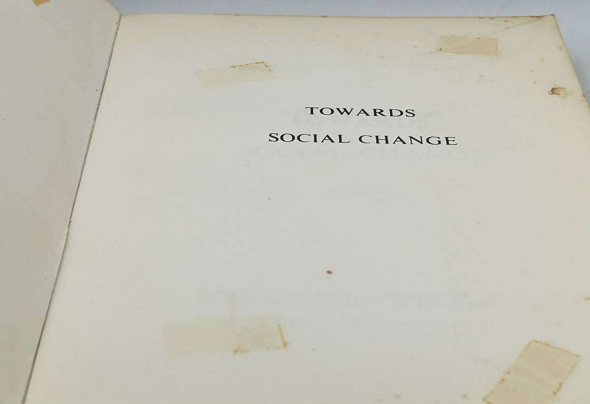 Towards Social Change - Report of the Spro-cas social commission by Peter Randall