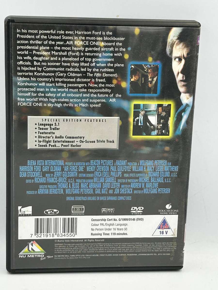 Air Force One DVD - Harrison Ford