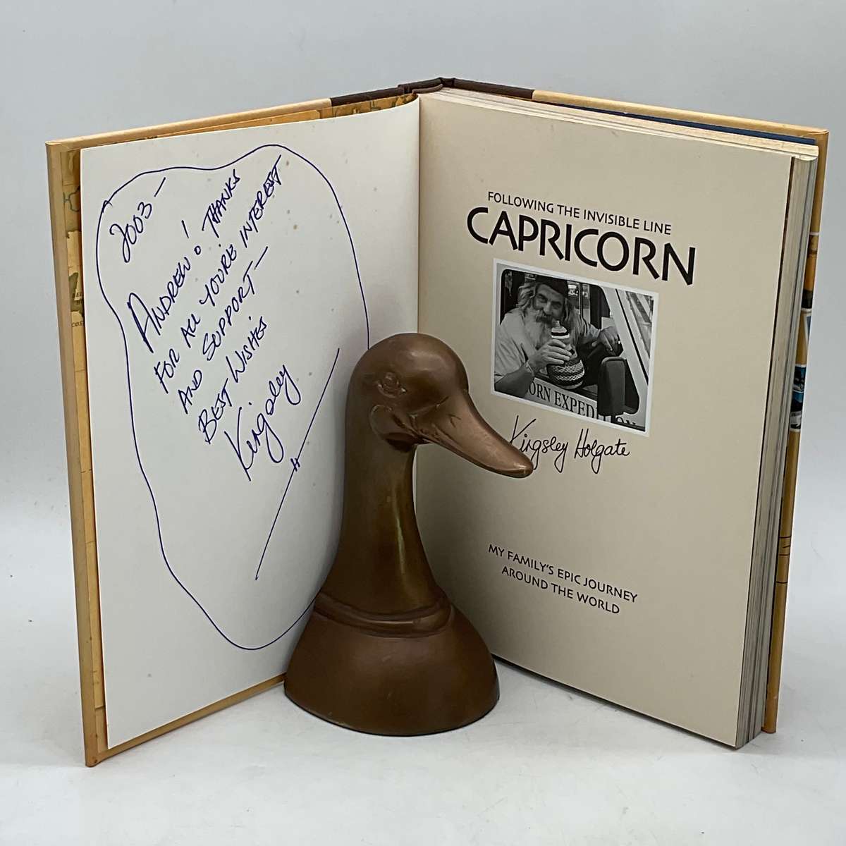 Kingsley Holgate - Capricorn Following The Invisible Line | SIgned and inscribed