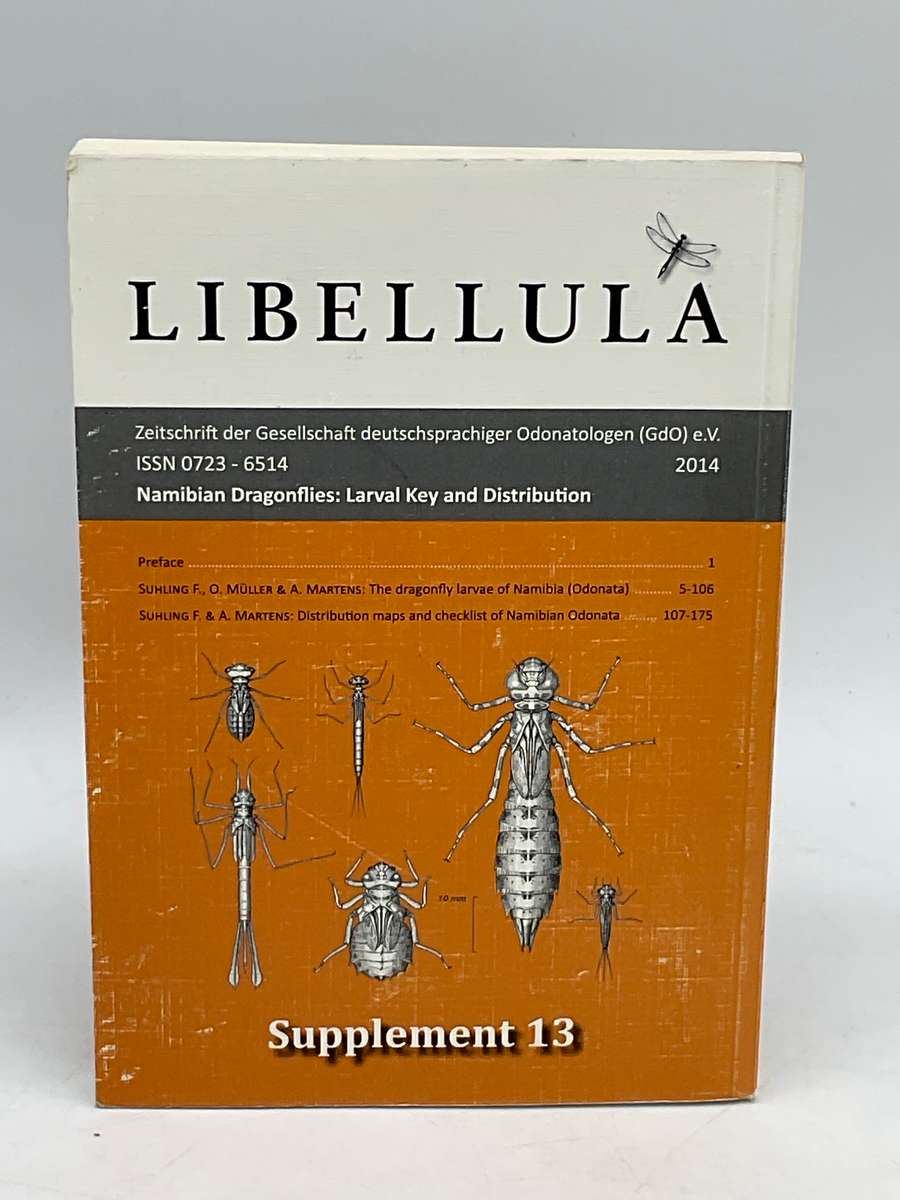 Namibian Dragonflies: Larval Key and Distribution Suhling, Muller, Martens | Libellula 13
